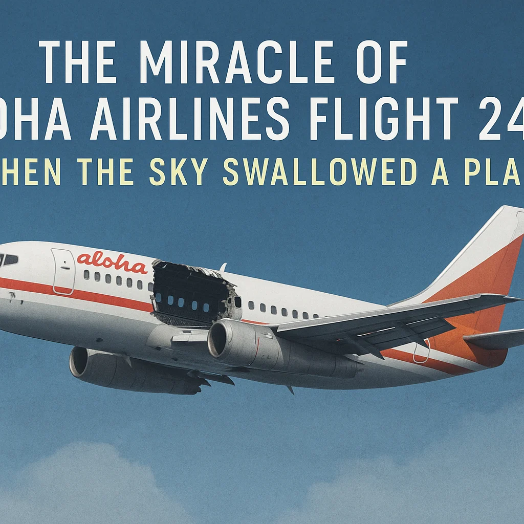 The Miracle of Aloha Airlines Flight 243: When the Sky Swallowed a Plane