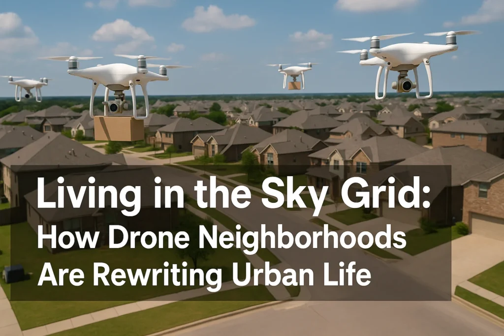 Living in the Sky Grid: How Drone Neighborhoods Are Rewriting Urban Life