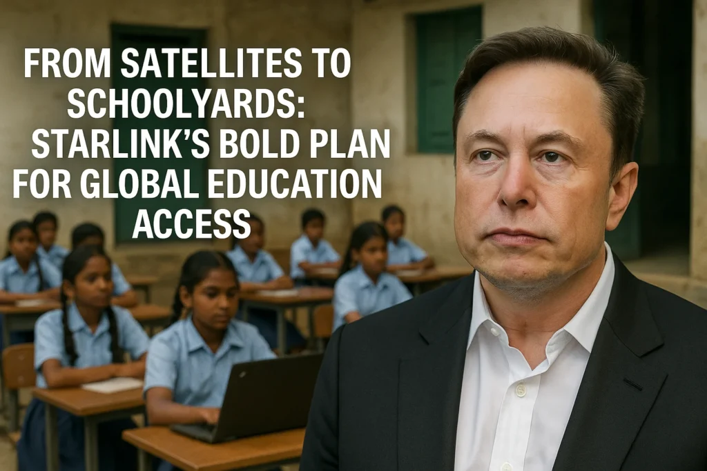 From Satellites to Schoolyards: Starlink’s Bold Plan for Global Education Access