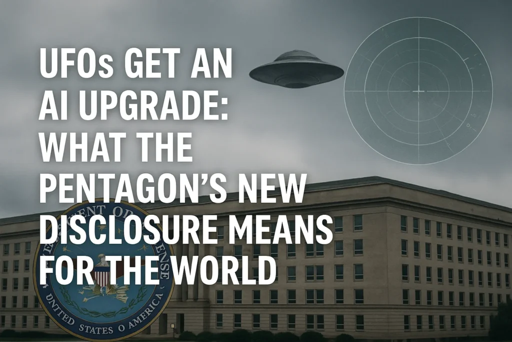 UFOs Get an AI Upgrade: What the Pentagon’s New Disclosure Means for the World