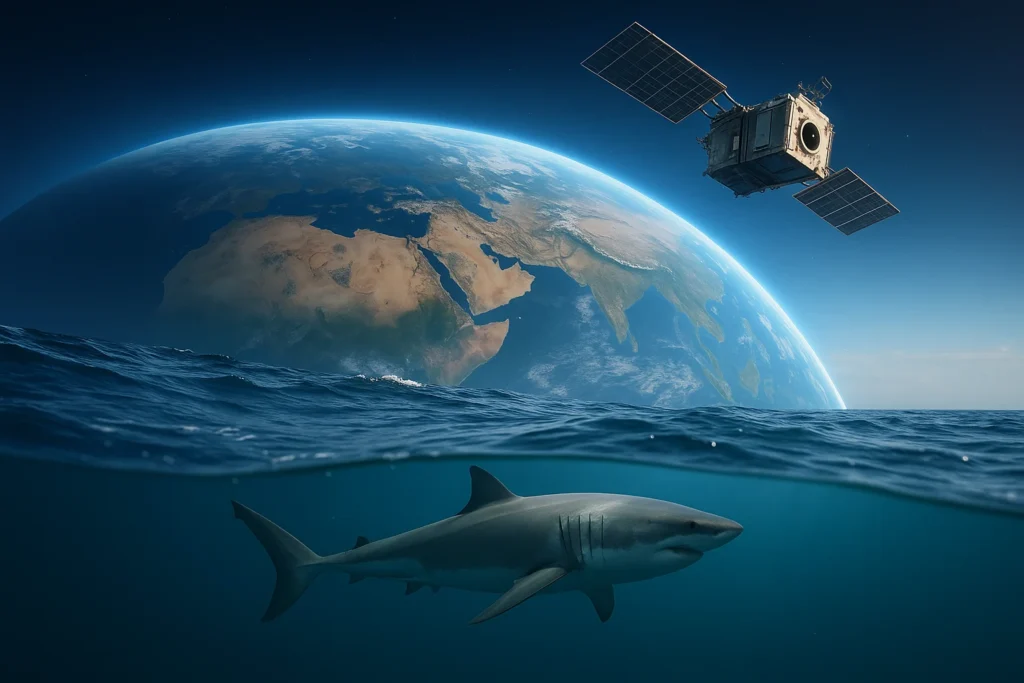Eyes on the Ocean: Satellites Are Now Watching Sharks for Us