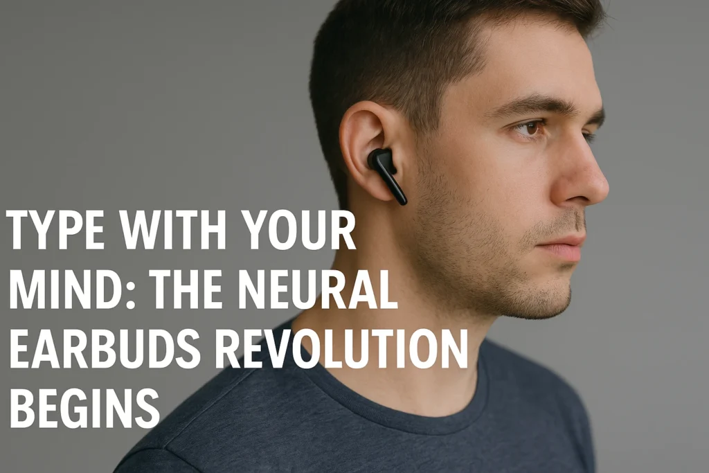 Type with Your Mind: The Neural Earbuds Revolution Begins