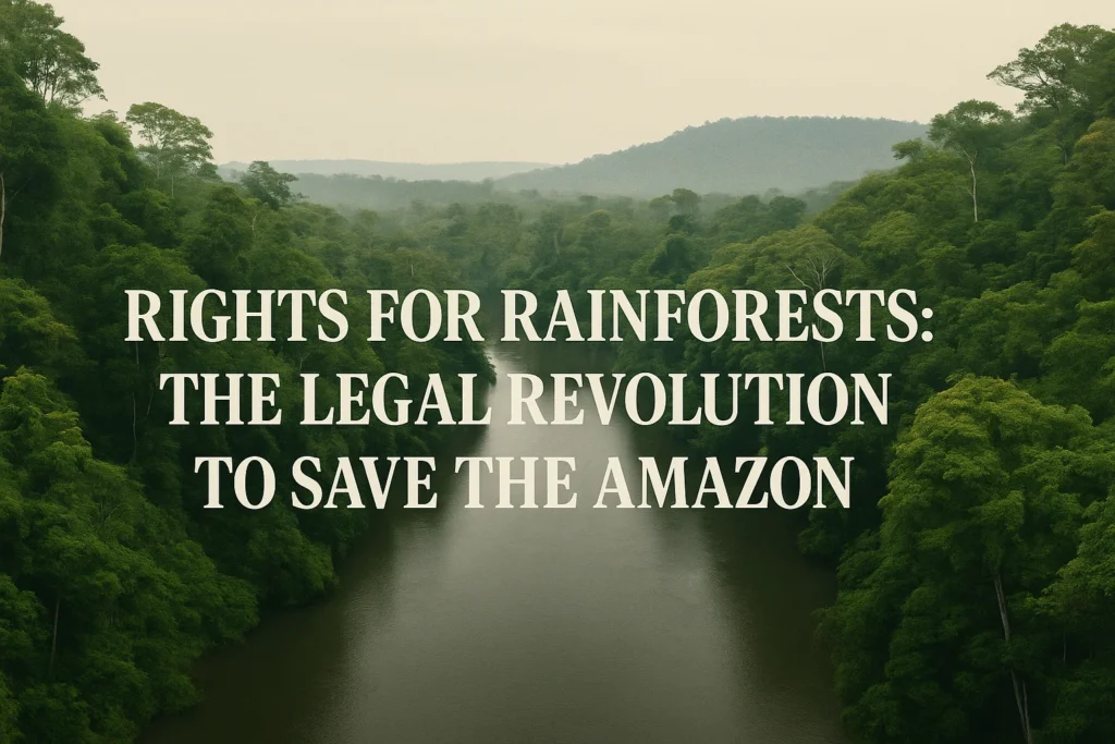 Rights for Rainforests: The Legal Revolution to Save the Amazon