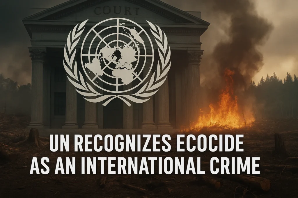 Planet on Trial: The Global Recognition of Ecocide as an International Crime