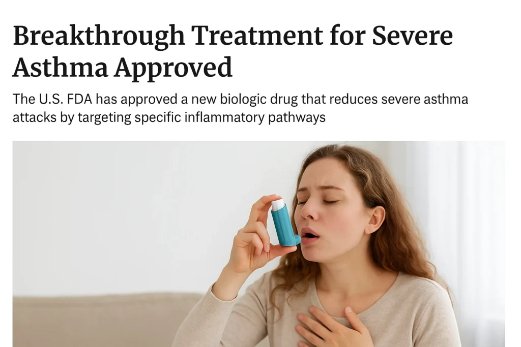 The Asthma Revolution: How a New Generation of Biologic Drugs is Transforming Treatment for Millions