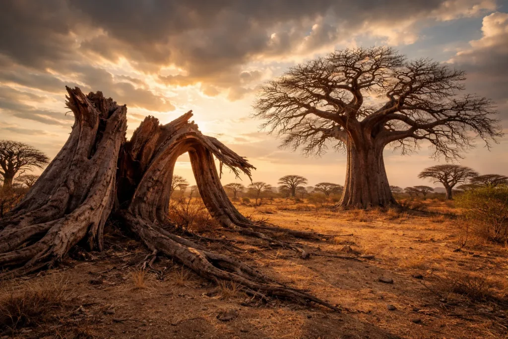 Silent Sentinels: Why Ancient Baobab Trees Are Mysteriously Collapsing Across Africa