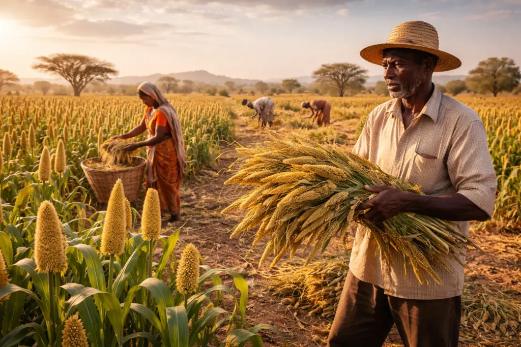 The Golden Grains of Tomorrow: How Climate-Resilient Millets Are Feeding a Thirsty Planet