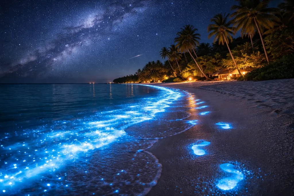 The Night the Ocean Turns to Stars: Unlocking the Magic of the Maldives’ Glowing Beach
