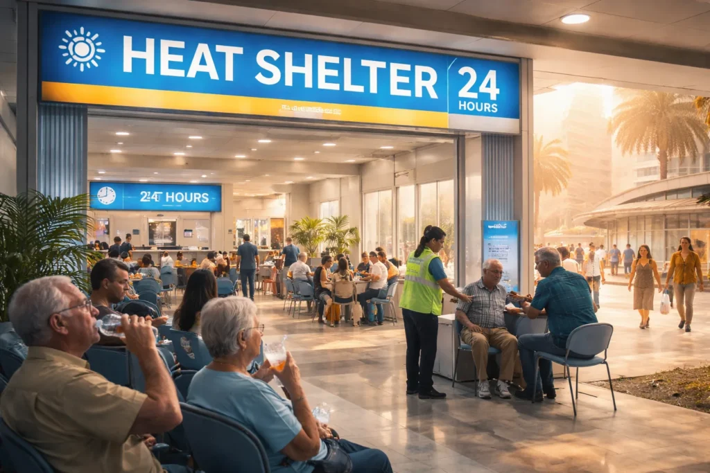 Chilling in the Heat: How Cities Are Fighting Back Against Record-Breaking Temperatures with 24/7 Cooling Centers