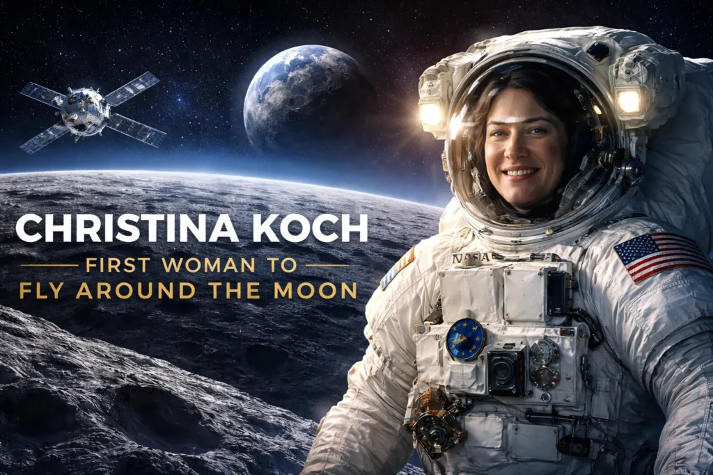 Christina Koch Makes History as First Woman to Circle the Moon