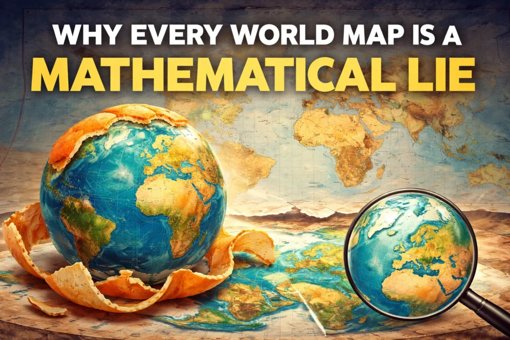 The Surprising Reason Why Every World Map is Technically a Mathematical Lie