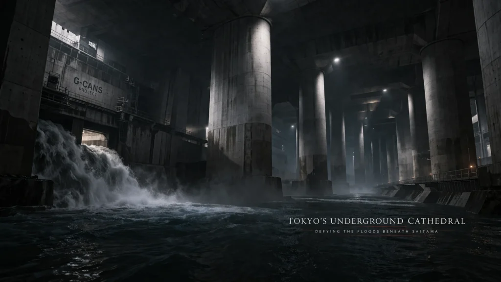 Japan’s Concrete Sanctuary: The Underground Fortress That Saves Tokyo from Drowning