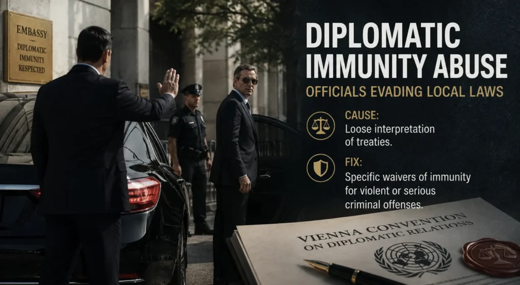 Diplomatic Immunity Loopholes: The Dark Side of International Law