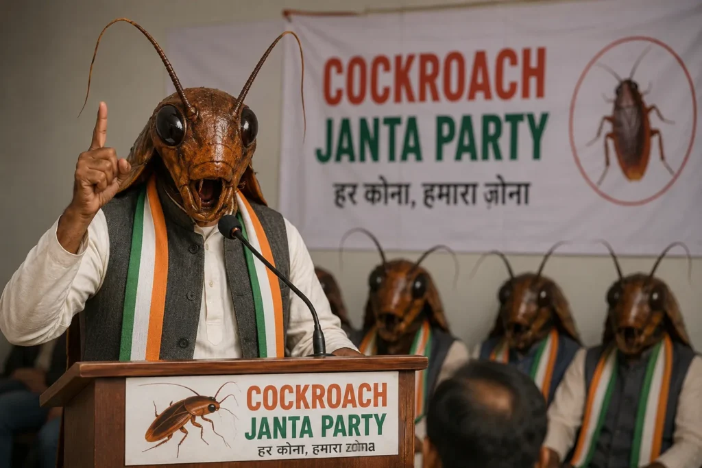 The Unlikely Rise of the Cockroach Janta Party: Satire, Survival, and Serious Laughs in Indian Politics