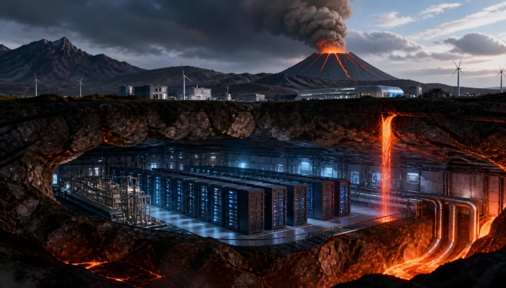 How Underground Data Centers Are Harnessing Volcano Power for the Internet