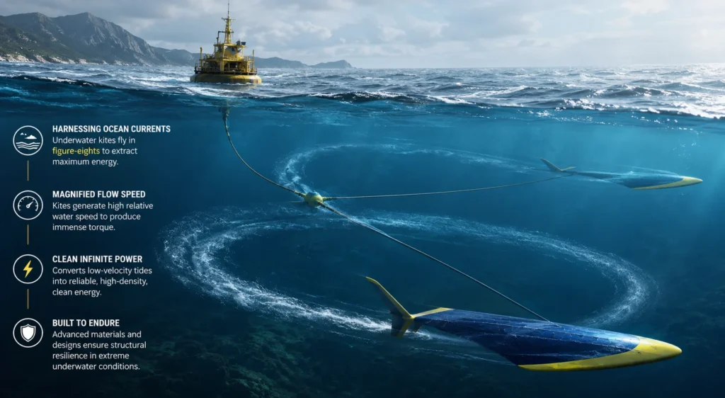 The Revolutionary Underwater Kites Turning Ocean Currents Into Unlimited Clean Energy